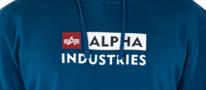 Alpha Industries Alpha Bloc-Logo Hoody