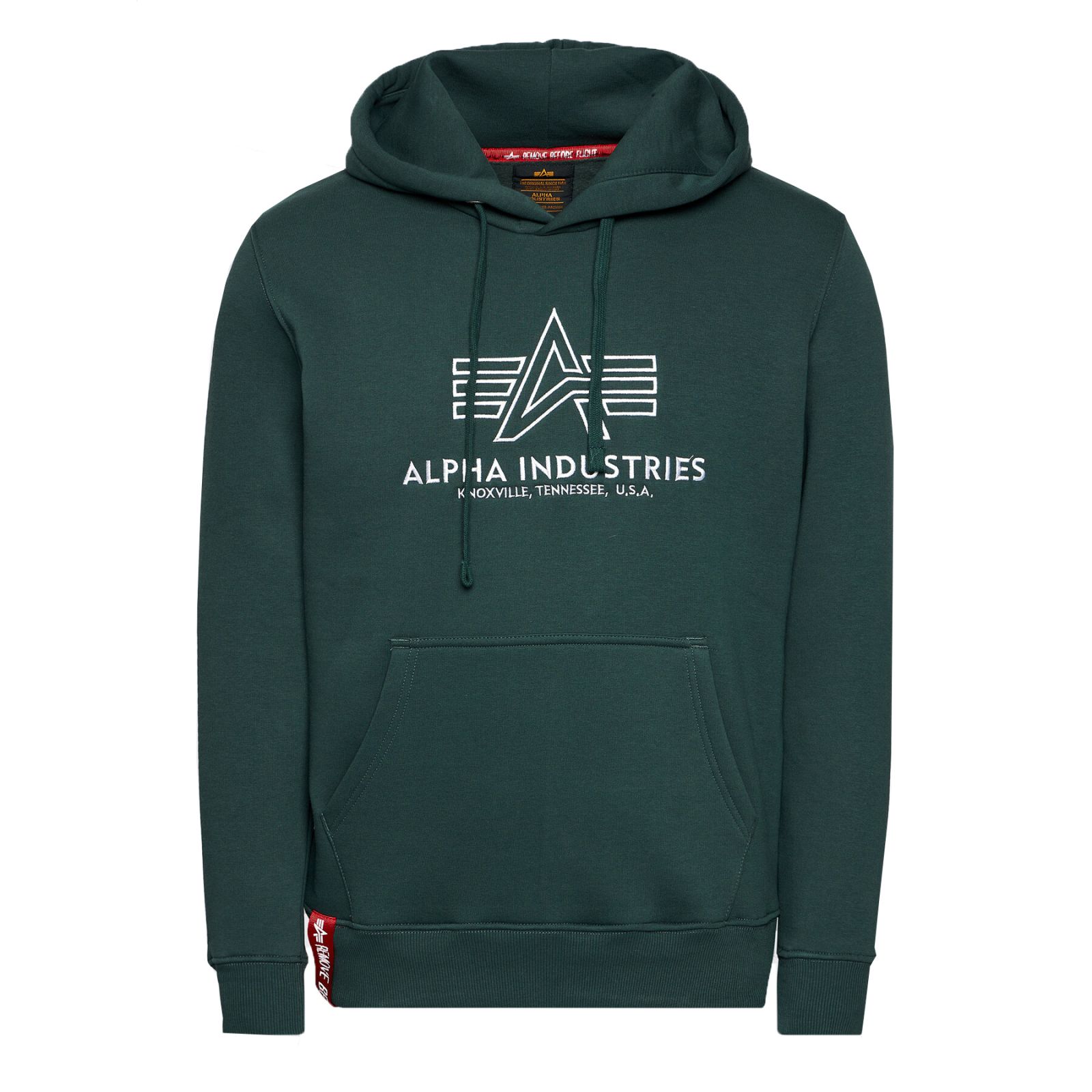 Alpha Industries Basic Hoody Embroidery (navy green)