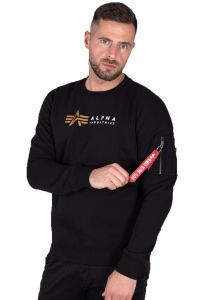 Alpha Industries Alpha Label Sweater (black)