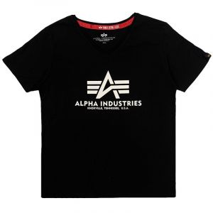 Alpha Industries pánské triko Basic V-Neck T (černé) | XL