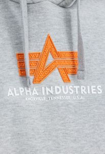 Alpha Industries Basic Hoody Rubber (grey heather)