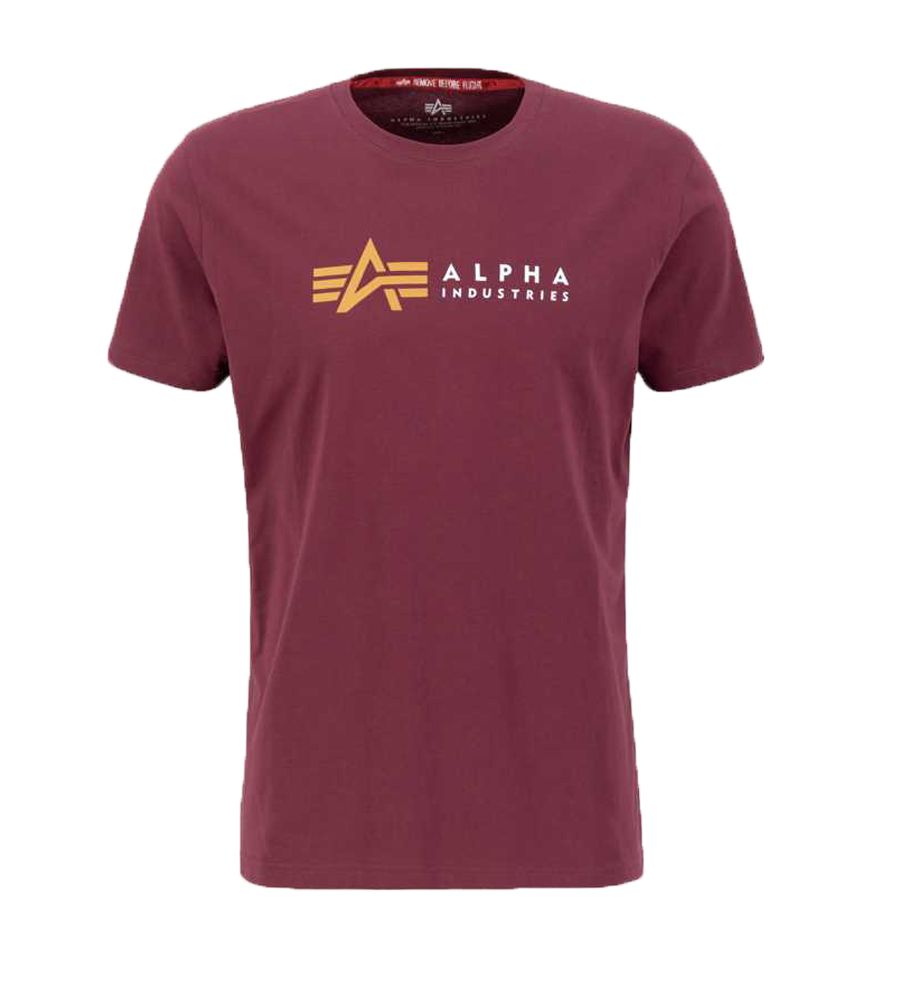 Alpha Industries Alpha Label T (burgundy)
