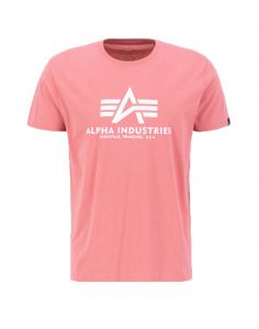 Alpha Industries Basic T (Coral Red)