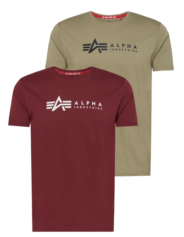 Alpha Industries Alpha Label T 2 Pack