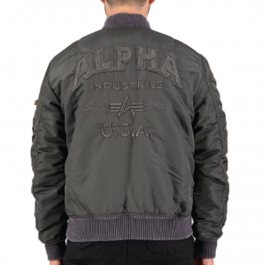Alpha Industries MA-1 VF Authentic Overdyed (greyblack)