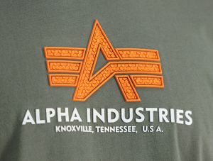 Alpha Industries pánská mikina Basic Sweater Rubber (olivová) - Etappa