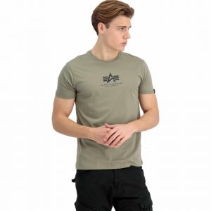 Alpha Industries pánské triko Basic T ML (olivové) - Etappa