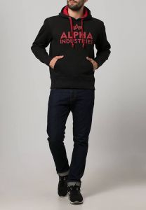 Alpha Industries mikina Foam Print Hoody (černá) - Etappa