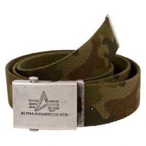 Alpha Industries pásek Woodland Heavy Duty Belt (maskáčový) | 120 cm