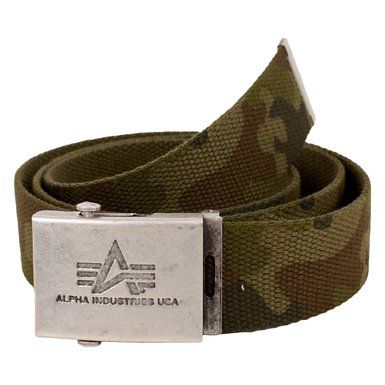 Alpha Industries pásek Woodland Heavy Duty Belt (maskáčový) - Etappa