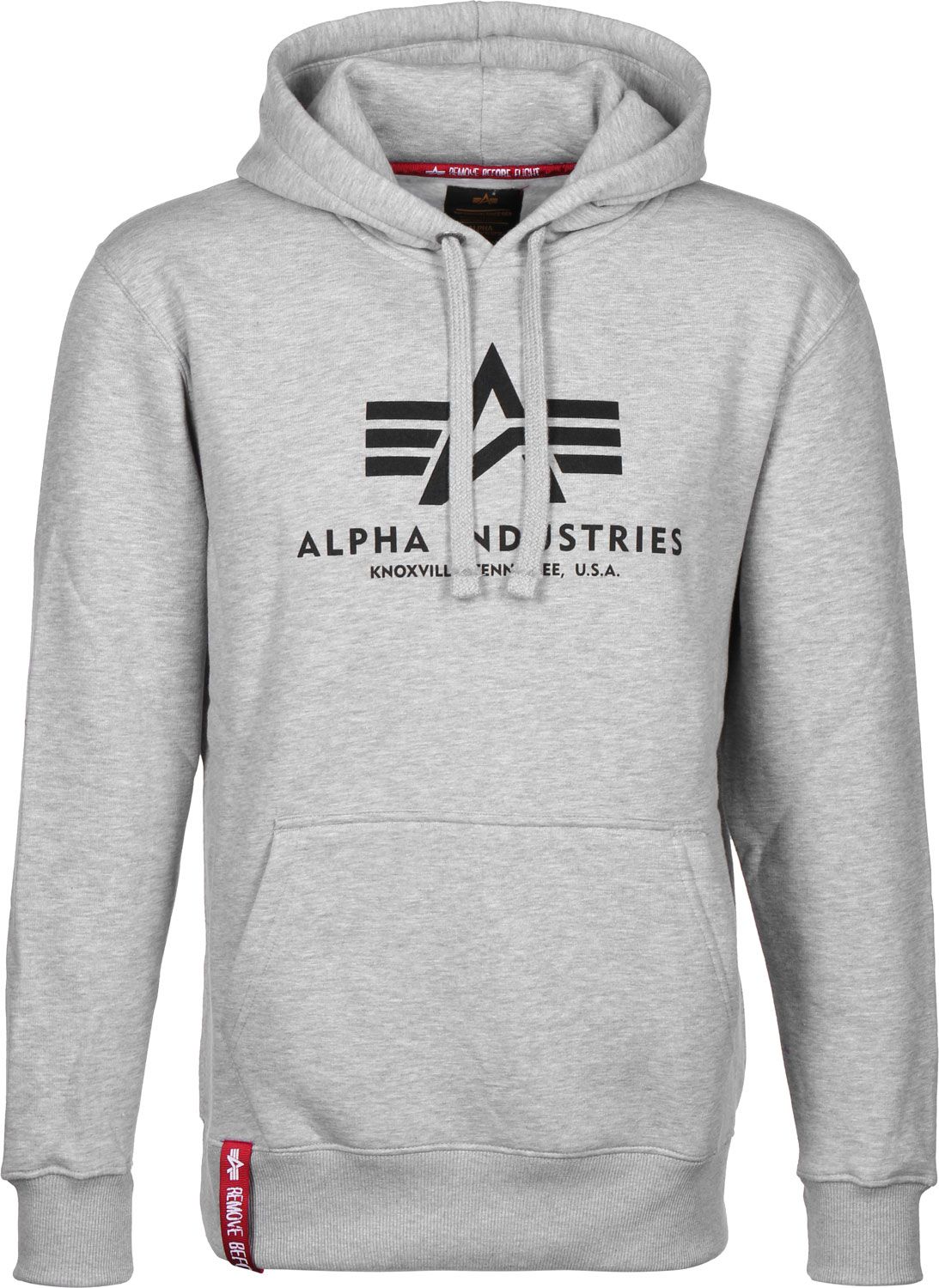 Alpha Industries pánská mikina Basic Hoody Greyheather 178312-17